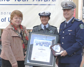 SA Police Officer of the Year 2011 - Caroline Bristow